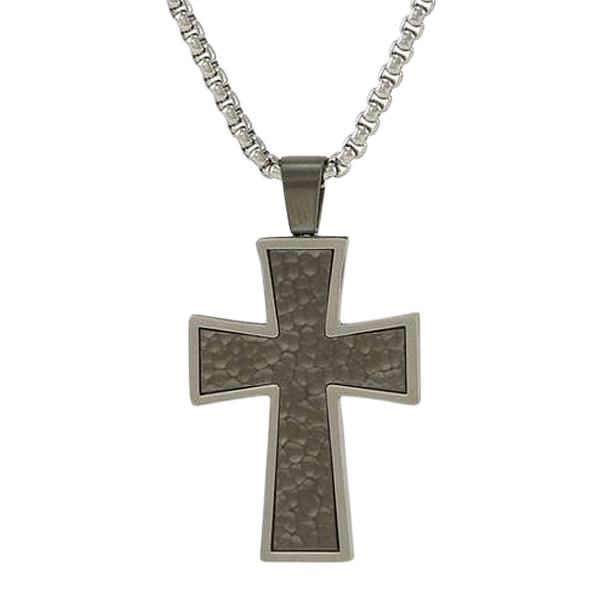 Ripplet Cross Cremation Pendant II